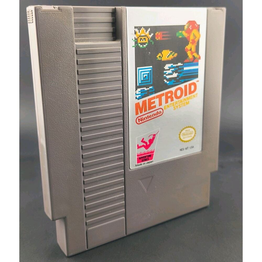 Metroid Nintendo NES Yellow Classic Series Authentic Cartridge Only Clean